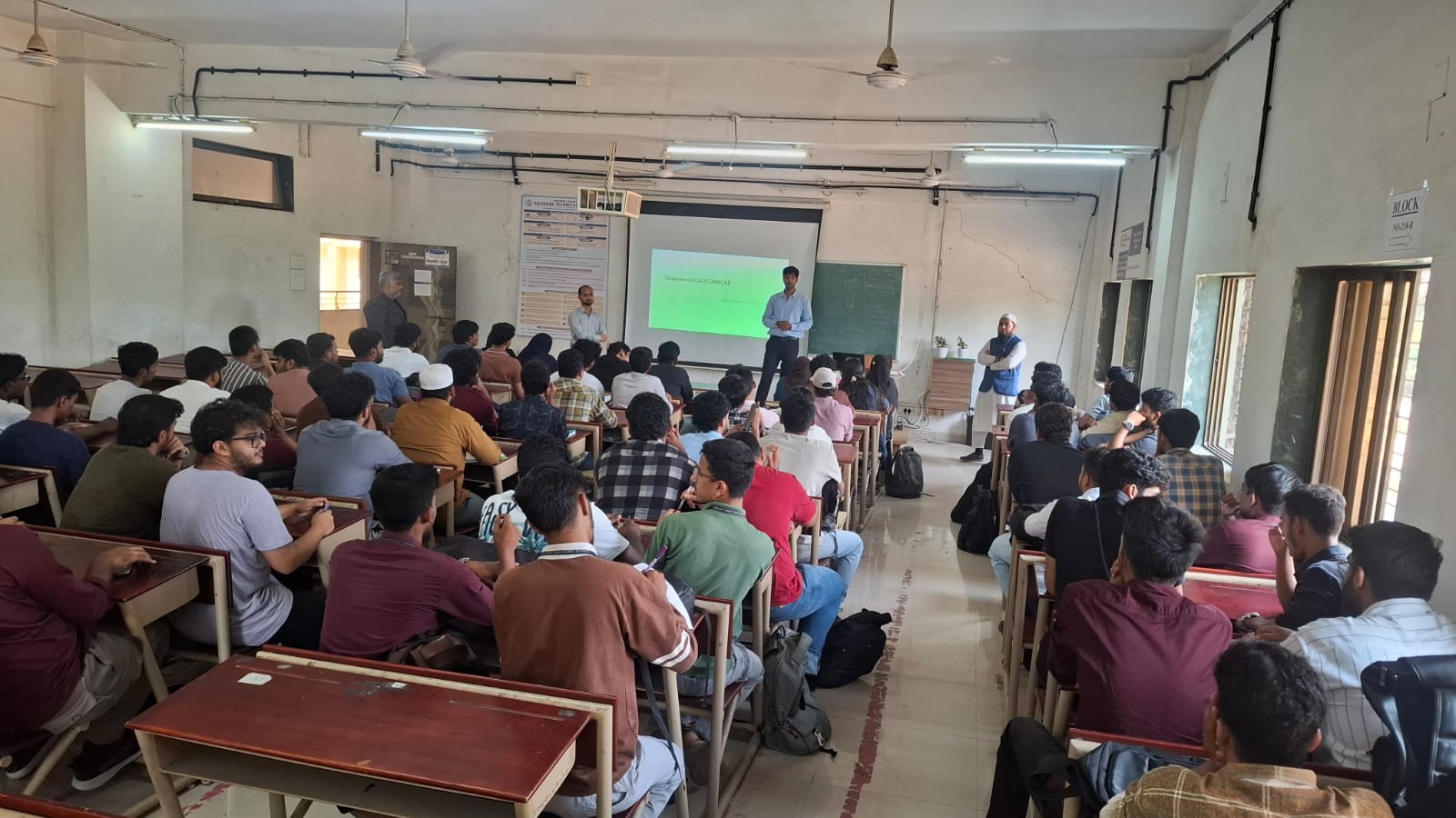Nishlab Creations workshop at AIKTC School of Engineering - CAD/CAM/CAE overview session