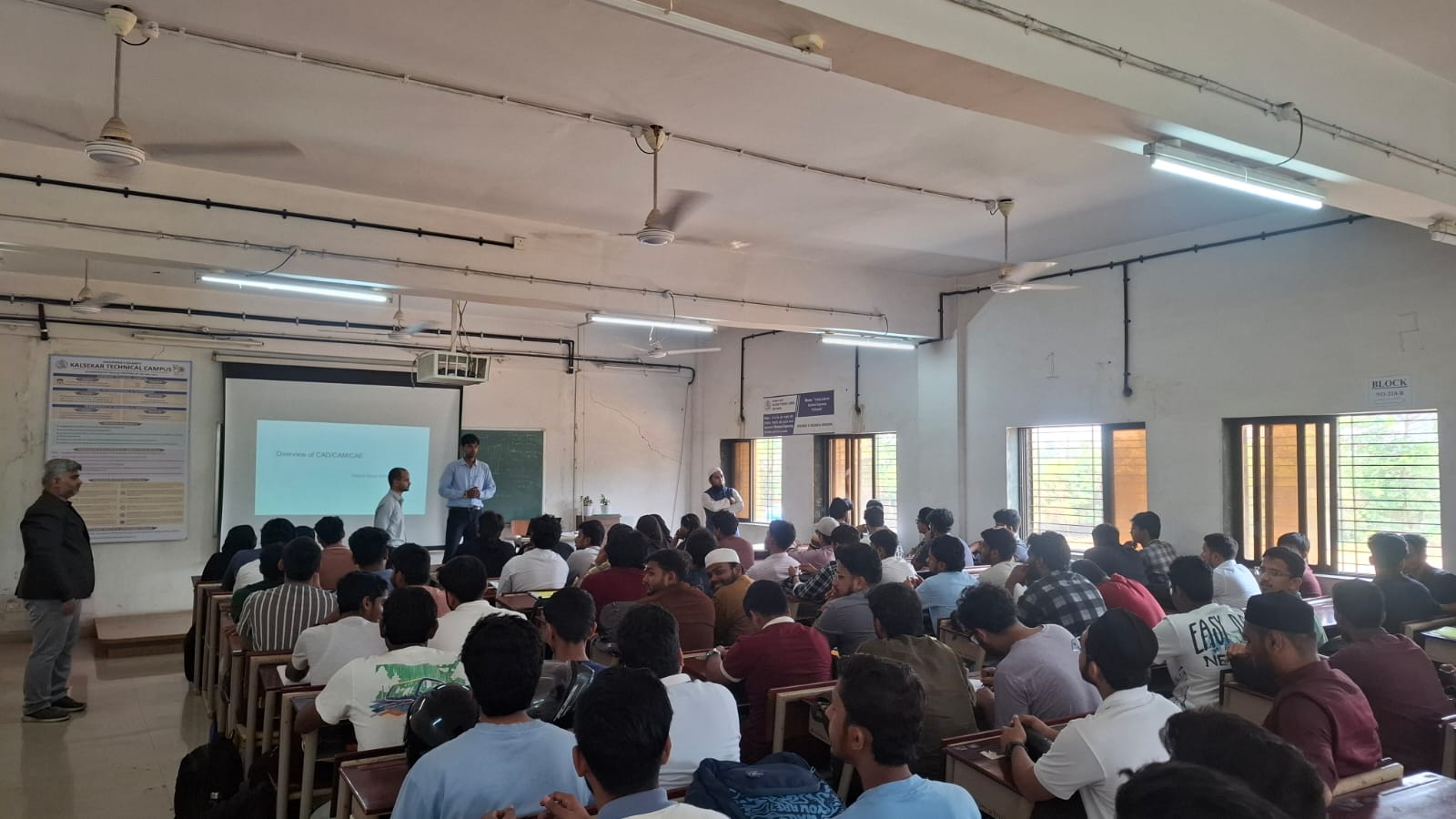 Nishlab Creations workshop at AIKTC School of Engineering - classroom session