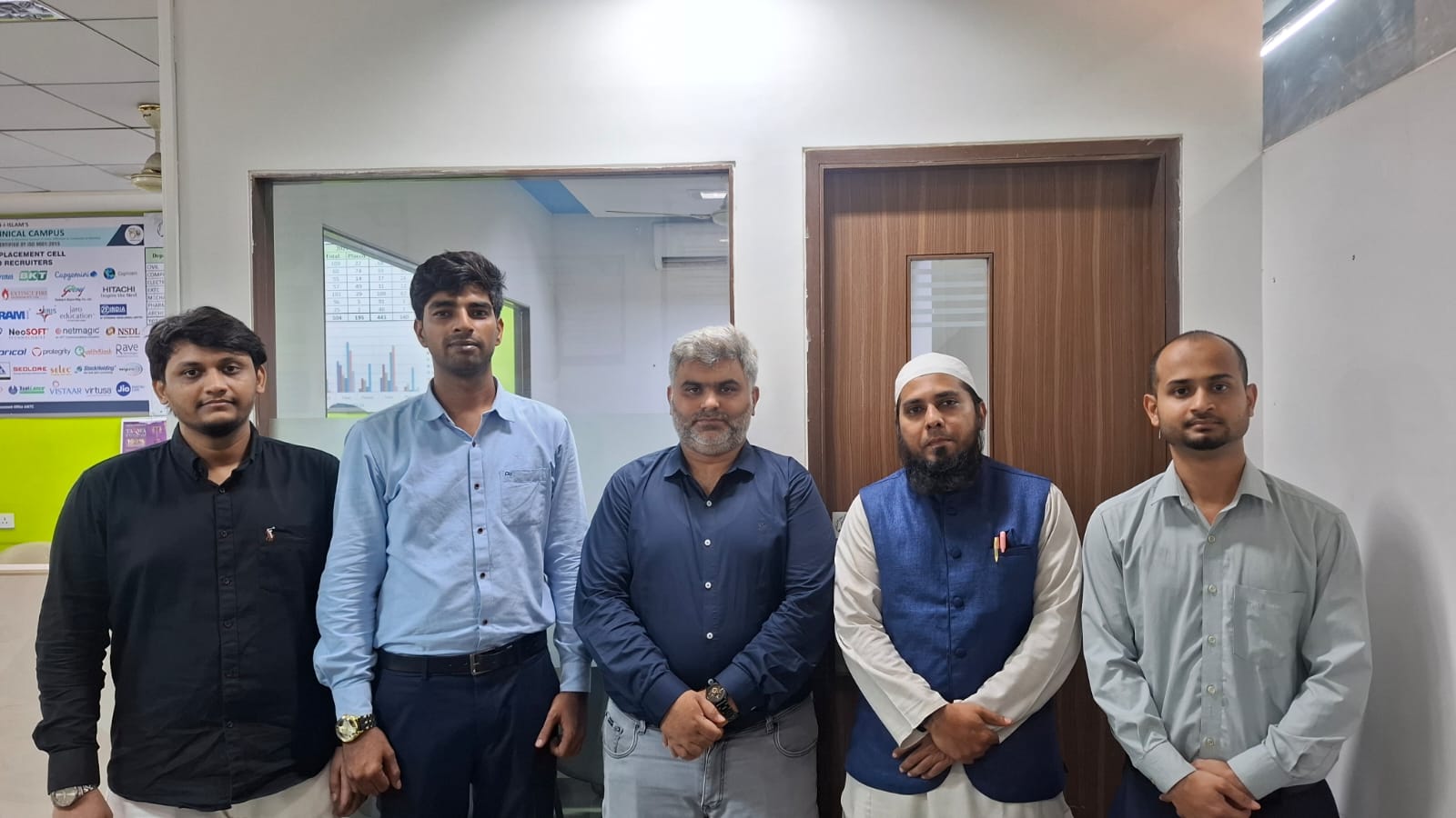 Nishlab Creations team at AIKTC School of Engineering - group photo
